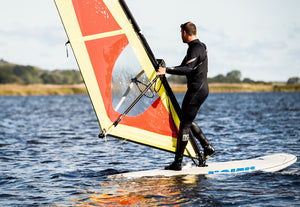 windsurfen lernen auf dem bodden vor der insel hiddensee