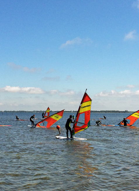Windsurfen lernen auf der Insel Hiddensee